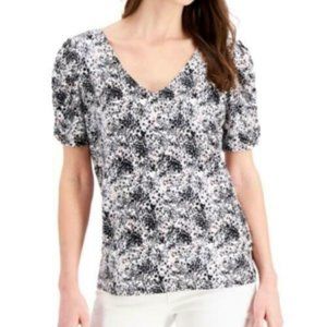 NWT Jpr Studio Ruched-Sleeve Top, Size XS, #314-1